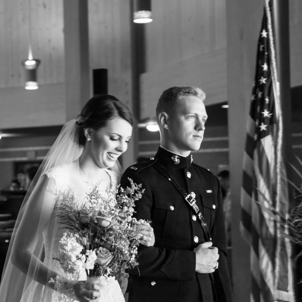 Wedding a Marine