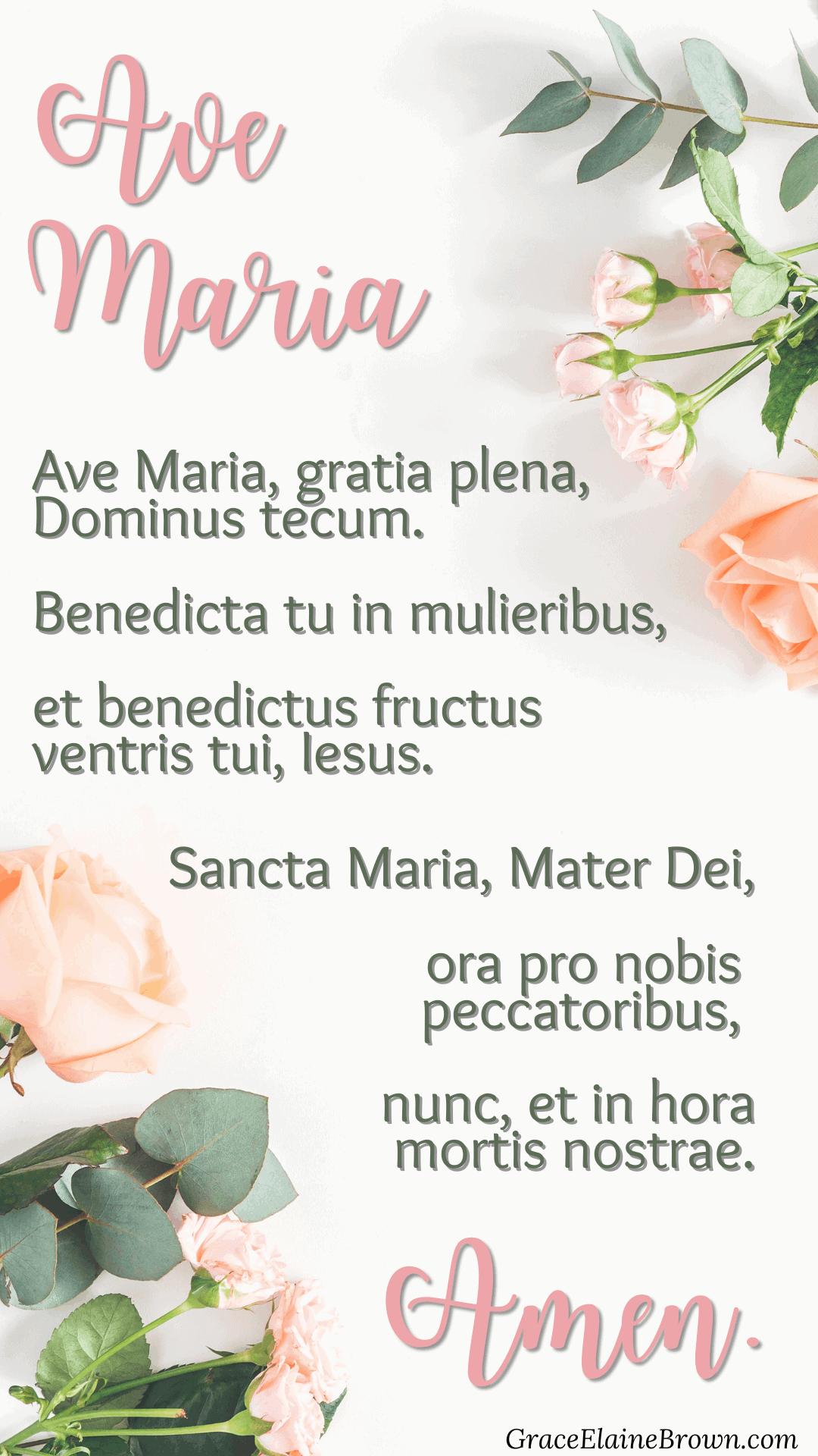 7 Free Catholic Wallpapers To Help You Learn the Latin Our father and ...