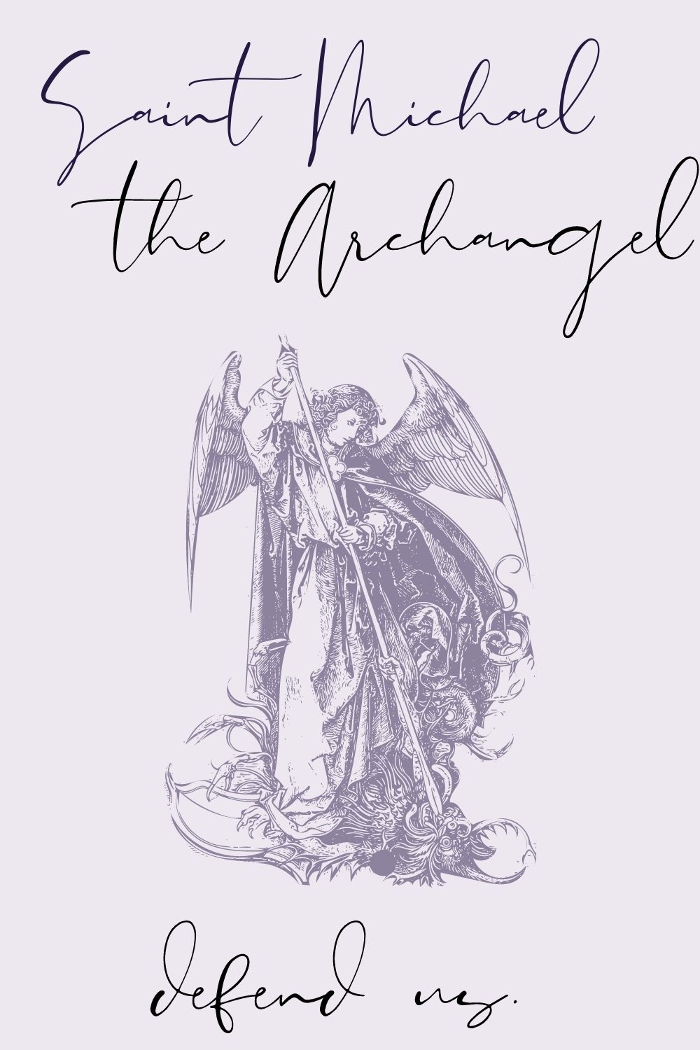 michaelmas-saint michael the archangel defend us